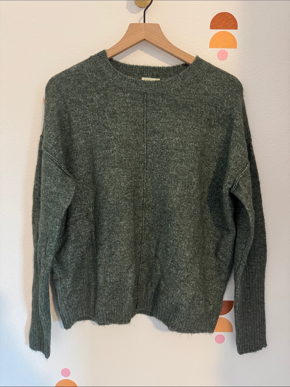 Legendary Whitetails Heathered Green Knit Crewneck N0083